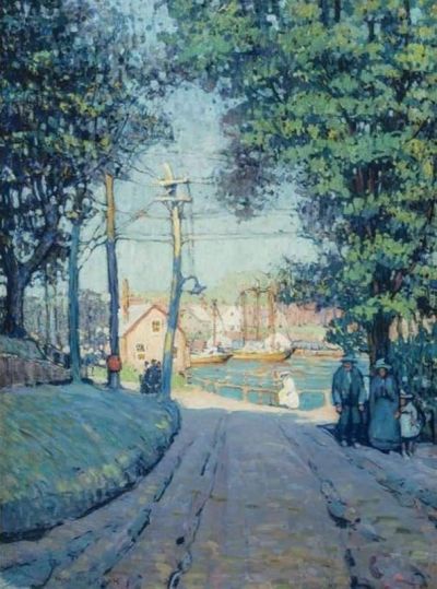 art oil painting reproduction of  Jane Peterson Golden Glow - 1915 museum quality handmade