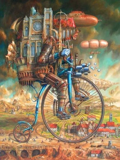 art oil painting reproduction of  Jaros Aw Jasnikowski She Walks Softly - 1976 museum quality handmade