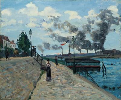 Jean-baptiste Armand Guillaumin The Seine At Charenton Formerly Daybreak 1874 museum quality