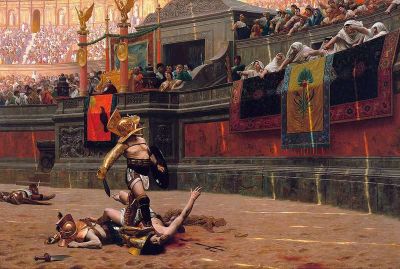 art oil painting reproduction of  Jean-leon Gerome Pollice Verso museum quality handmade