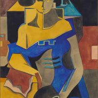 Jean Metzinger Etude Pour La Femme En Bleu