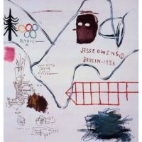 Jm Basquiat Big Snow - 1984 Hand Painted Reproduction