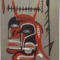 Jm Basquiat Devil Head 1987