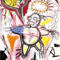 Jm Basquiat Donut Revenge Hand Painted Reproduction