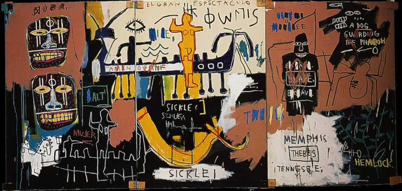 Jm Basquiat History Of The Black People - 1983 museum quality