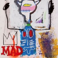 Jm Basquiat Mad King 1981