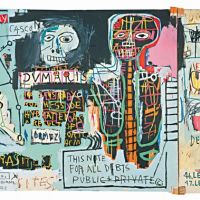 Jm Basquiat Notary 1981 Study Hand Painted Reproduction