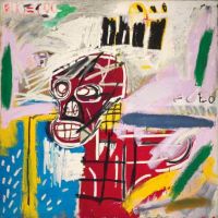 Jm Basquiat Red Skull 1982