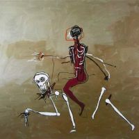 Jm Basquiat Riding With Death