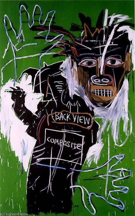 Jm Basquiat Self-portrait As A Heel 2 - 1982 museum quality