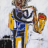 Jm Basquiat Stardust Hand Painted Reproduction