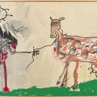 Jm Basquiat The Field Next To The Other Road