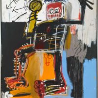 Jm Basquiat Untitled 1981 - Gagosian Hand Painted Reproduction