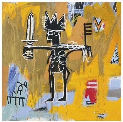 Jm Basquiat Untitled Julius Caesar On Gold 1981