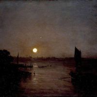 Jmw Turner Moonlight A Study At Millbank Hand Painted Reproduction