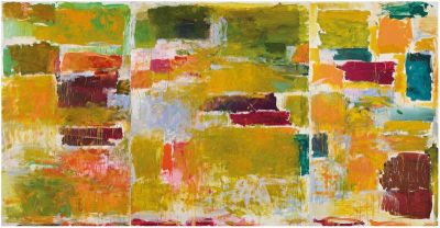 art oil painting reproduction of  Joan Mitchell Plowed Field museum quality handmade