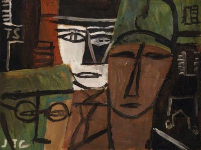 art oil painting reproduction of  Joaqu N Torres-garc A T Tes C. 1928 museum quality handmade