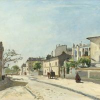 Johan Barthold Jongkind Rue Notre-dame Paris 1866