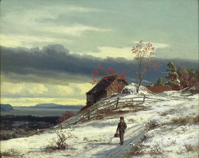 Johan Fredrik Eckersberg View From Borgen Towards Bygdoy - 1859 museum quality