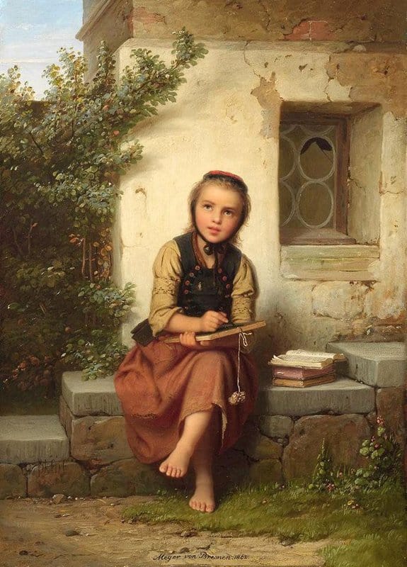 Johann Georg Meyer Von Bremen - Unknow Title 1862 museum quality