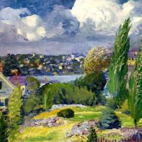 John French Sloan Breezy Day Gloucester Massachusetts 1915