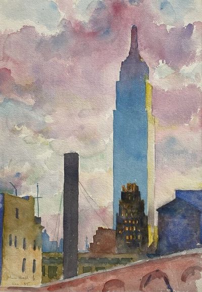 art oil painting reproduction of  John Held Jr Untitled 1935 museum quality handmade