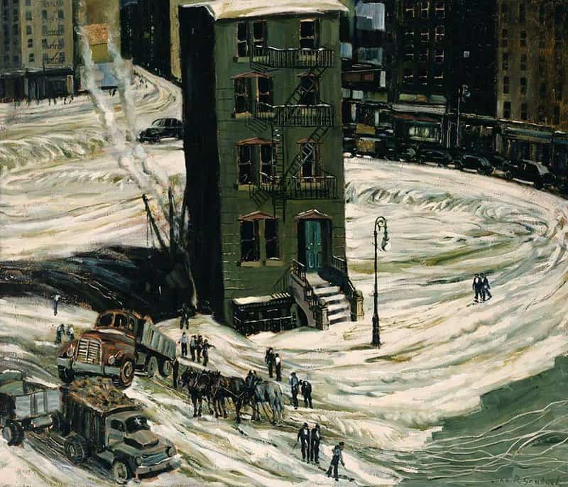John R. Grabach The Lone House The Empty House Ca 1929 museum quality