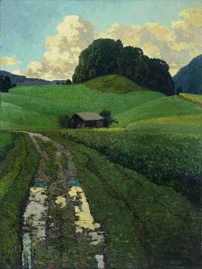 art oil painting reproduction of  Josef Stoitzner After Rain 1925 museum quality handmade