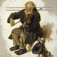 Joseph Christian Leyendecker The Violinist And His Assistant 1916