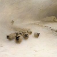 Joseph Farquharson The Stormy Blast 1898