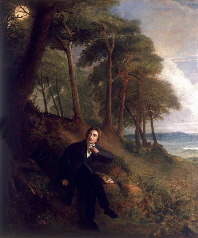Joseph Severn Keats Listening To A Nightingale On Hampstead Heath 1845 museum quality