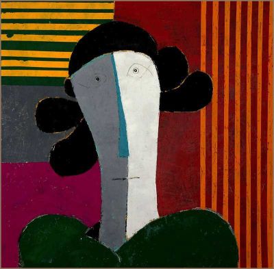 art oil painting reproduction of  Juan Mart Nez Parente Woman Head museum quality handmade