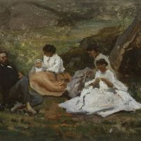 Jules Breton Family Reunion At Bourron Marlotte