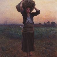 Jules Breton Shepherd S Star