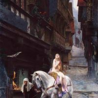 Jules Lefebvre Lady Godiva Hand Painted Reproduction