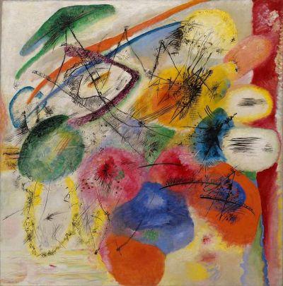 art oil painting reproduction of  Kandinsky Black Lines museum quality handmade