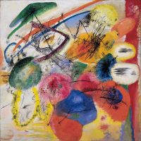 Kandinsky Black Lines 1 Hand Painted Reproduction
