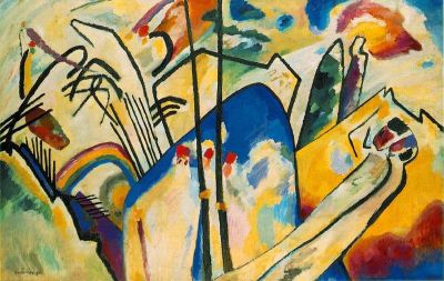 art oil painting reproduction of  Kandinsky, Composition IV - Composition 4 museum quality handmade