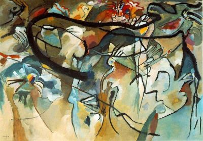 art oil painting reproduction of  Kandinsky Composition V museum quality handmade