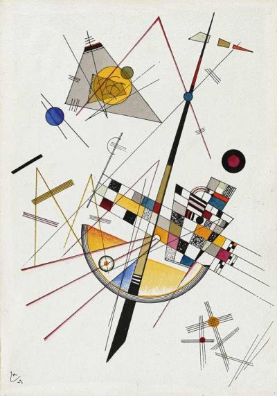 art oil painting reproduction of  Kandinsky Delicate Tension museum quality handmade