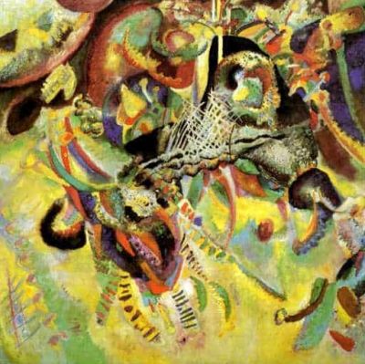 art oil painting reproduction of  Kandinsky Fugue museum quality handmade