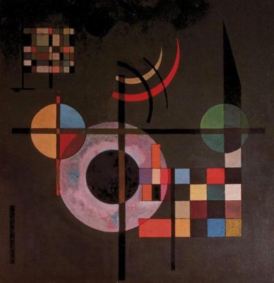 art oil painting reproduction of  Kandinsky Gravitation museum quality handmade