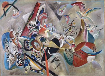 art oil painting reproduction of  Kandinsky In Grey museum quality handmade