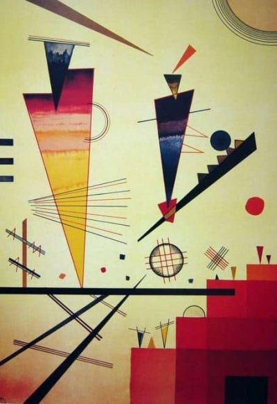 art oil painting reproduction of  Kandinsky Merry Structure museum quality handmade