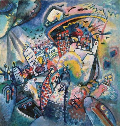 art oil painting reproduction of  Kandinsky Moscow Red Square museum quality handmade