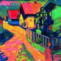 Kandinsky Murnau Street With Women