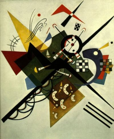 art oil painting reproduction of  Kandinsky On White Ii museum quality handmade