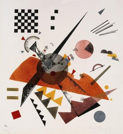 art oil painting reproduction of  Kandinsky Orange museum quality handmade