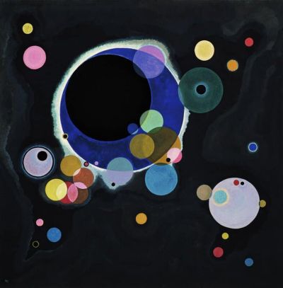 art oil painting reproduction of  Kandinsky Several Circles museum quality handmade