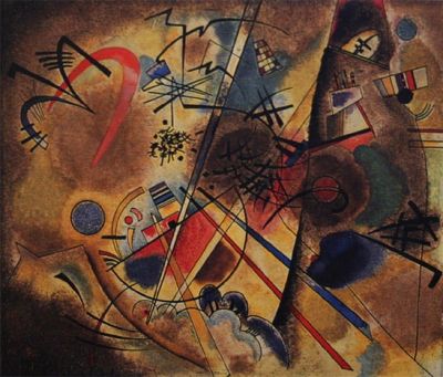art oil painting reproduction of  Kandinsky Small Dream In Red museum quality handmade